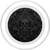 Black Skull Bones Head Skeleton Bone Goth Gothic Pattern PopSockets PopGrip for MagSafe