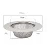 4-Pack 4.5" Stainless Steel Sink Strainer–Kitchen Drain Filters, Rust-Resistant