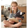 SUPER SOFT PLUSH - LYING BLACK HORSE