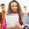 SCRIBBLEDO 5 Pack Dry Erase Multiplication Chart White Board 9" x 12" Multipl...