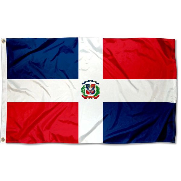 Two Group Dominican Republic Flag