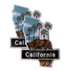 California Sticker CA State Sticker LA Fire Support  CA State Bear Decal LA OC