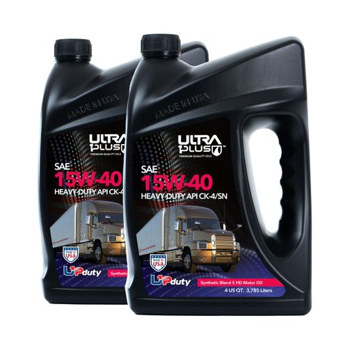 ULTRA 1PLUS SAE 15W-40 Synthetic Blend Heavy-Duty Motor Oil, API CK-4/SN