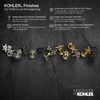 Kohler 27290-2MB Robe Hook, Vibrant Brushed Moderne Brass