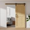 CCJH 9”/24cm Sliding Barn Door Handle Hardware, Pull Flush Door Handle, Black…