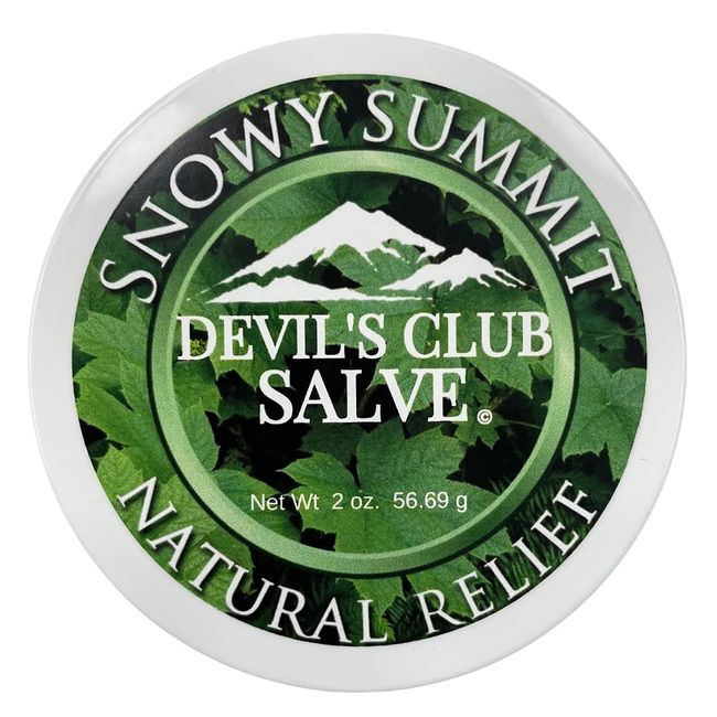 Snowy Summit Devil's Club Salve, Salve, Pain Relief, Natural Relief, Devil's Club, All Natural, Herbal Salve, Alaska Devil's Club Salve
