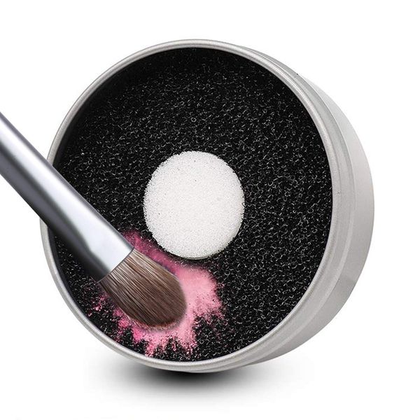 MSQ Color Removal Sponge Makeup Brush Cleaning Box, Makeup Brush Quick Cleaner Sponge, Quick Cleaner Sponge Remove Shadow Color from Makeup Brushes -Without Chemicals