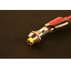 PilotLights 12 Volt DC Pilot Light, 10mm Panel Indicator Light - Yellow LED, 12VDC