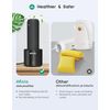Mini Dehumidifier, Afloia Gun Safe Rechargeable Cordless with Heating Base
