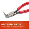 Crescent 8886CVN 6" Curved Needle Nose Solid Joint Pliers, Cushion Grip