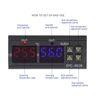 STC-3028 Temperature Control 12V/24V/110V /220V Digital Display Temperature and Humidity Controller Meter with Integrated Sensor (12V)