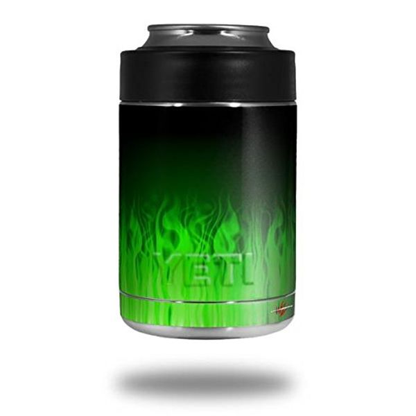 Fire Green - Decal Style Skin Wrap fits Yeti Rambler Colster and RTIC Can (Cooler NOT Included)