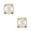 Studex Tiny Tips 4mm Pearl Gold Plated Childrens Hypo-allergenic Stud Earrings