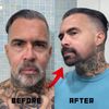 SHINY BEARDS Beard Colour for Men - Dark Blonde Colour - Eliminates Grey
