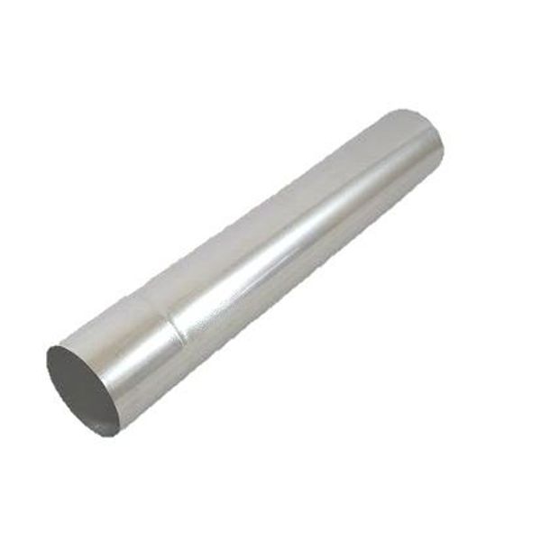 Seamless Exhaust Pipe Chimney 2.4 inches (60 mm) Short Pipe 14.0 inches (35