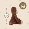 Squirrel Products Cuddle Mates Monkey Stuffed Animal Plush Toy - 12 Inch