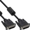 InLine® 17772 2 m DVI-D DVI-D DVI-D DVI – DVI Cable (2 m, Black, DVI-D Male/Male, Black)
