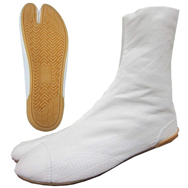 Marugo Jikabi Tabi Socks, Kurashikiya, Festival, 7 Kofaze, White, 10.6 inches (27.0 cm)