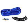 Dual Sub Box Enclosure Installation Kit: Speaker Wire, Screws, Spade Terminals