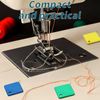 20pcs Automatic Needle Threader,Square Needle Threaders,Sewing Machine Needle Threader,Simple Needle Threader,Easy Selfthread Needle Threaders Tool,Sewing Supplies Tool,Universal Sewing Supplies(Blue)