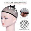 URAQT Wig Caps, 4 Pcs Stretchy Nylon Stocking Wig Cap Ultra Thin, Unisex Wig Cap to Hold Wig in Place for Women Men, Breathable Wig Net Cap for Long Short Hair