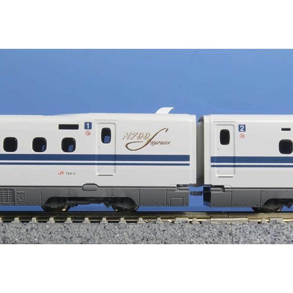 KATO N Gauge 10-1698 N700S Shinkansen Nozomi Extension Set A, 4-Car Model Train