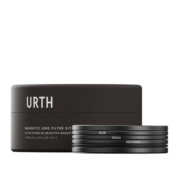 Urth 39mm 3-in-1 Magnetic Lens Filter Kit (Plus+) — Neutral Density ND8, ND64, ND1000, 20-Layer Nano-Coated, Ultra-Slim Camera Lens Filters