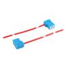 sourcingmap DC 12V H1 H3 Car Light Socket Headlight Wire Harness Connector 2pcs