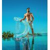 Pool Float - BLUE GOLD POOL CHAIR