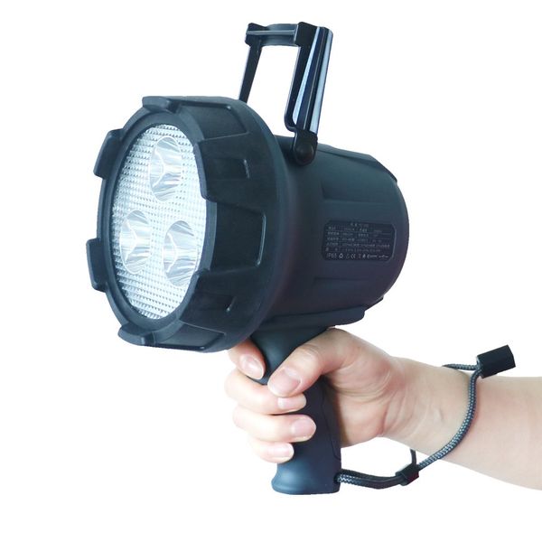 YC-15G Good Goods, 15 W LED, Rechargeable Flashlight, Long Distance Irradiation, Work Light, Smartphone Charging, High Brightness, Work Light, Energy Saving, Parking Lot, Garage, Warehouse, BBQ,