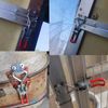 3PCS Adjustable Toggle Clamp,Toggle Latch Lockable,Quick Release Pull Latch Tools,Stainless Steel Toggle Clamp for Door Cabinet Box Case,122MM