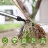 OFFCUP Stand Up Weeding Tool, Detachable Handle Weed Remover Tool, Weed Puller Tool Manual Weeder Tool Weed Puller Root Remover Tool with 4 Claws for Garden (Weed Puller)