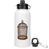 Azeeda 600ml 'Empty Bird Cage' Reusable Water/Drinks Bottle (WT00083781)