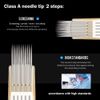 Ambition Premium #10 Bugpin 7RM Disposable Tattoo Needles Cartridges Supply 7 Curved Magnum 20Pcs for Professionals and Beginners Tattoo Artists