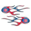 MLB Chicago Cubs Micro Flame Graphics Decal (Pack of 2)