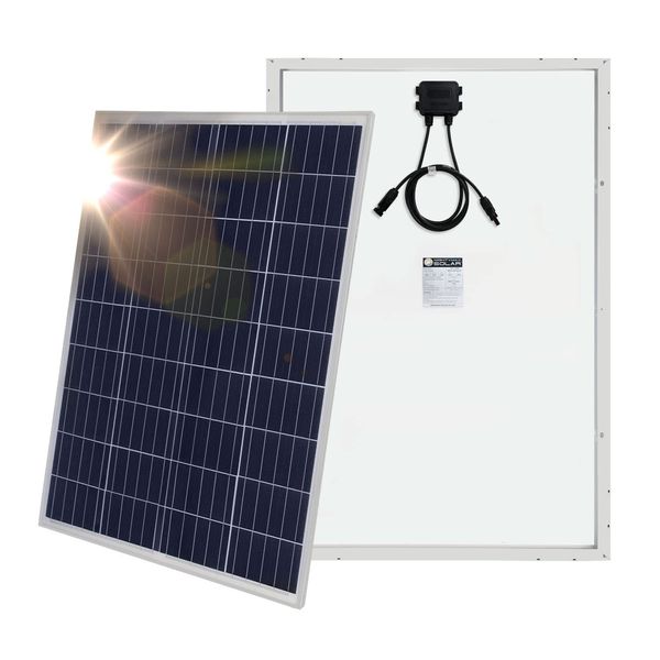 100 Watts 100W Solar Panel 12V - 18V Poly Off Grid Battery Charger for RV