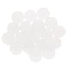 sourcing map 20pcs PP Plastic Bearing Balls 14mm Solid Plastic Balls, Precision Bearing Ball, White
