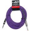 STRUKTURE 18.5 FT PURPLE Woven Instrument GUITAR Cable CORD Patch Effect Tip 1/4