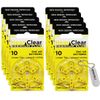 HearClear Size 10 Hearing Aid Batteries (60 Pack) + Battery Holder