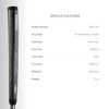 Winn DriTac Midsize Pistol Putter Golf Grip, Dark Gray