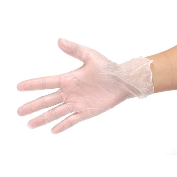 Okamoto Ultra Thin Vinyl Gloves For Cooking (No Powder) M 100 Sheets x 2 Sets