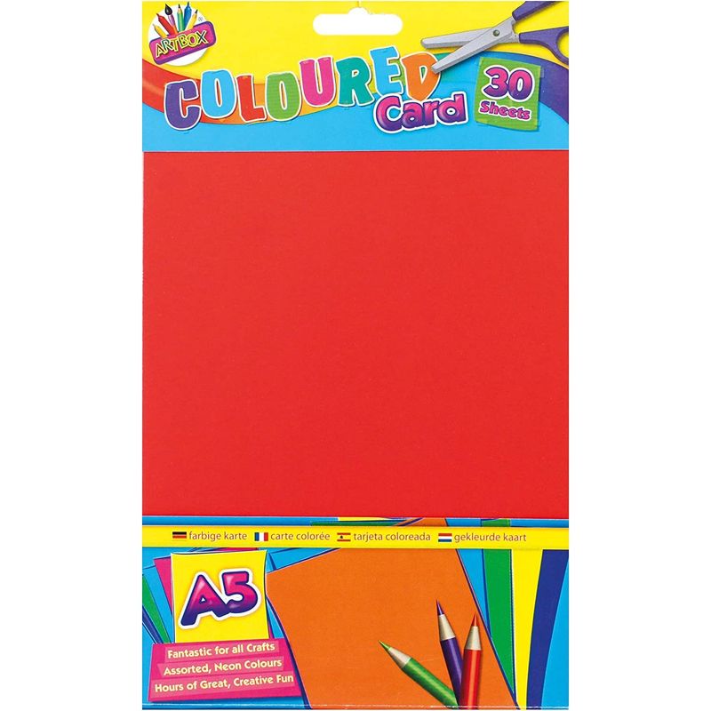 A5 Assorted Coloured 90 Sheets for Drawing Painting Scrapbooking Model ...