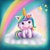 Unicorn Smile, Crystal Art Notebook