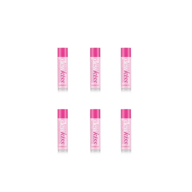 Avon Dew Kiss Lip Dew Lip Balm (6 Pack)