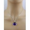 Ch.Abramowicz Amethyst Anhänger Silber 925 violetter Edelstein 20ct