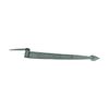 Wrought Iron Black Door Hinge Heart Diamond Etch Pintle Strap Design