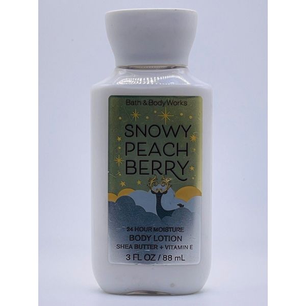 Bath & Body Work Snowy Peach Berry Shea & VitaminE Body Lotion 3FLOZ Travel Size