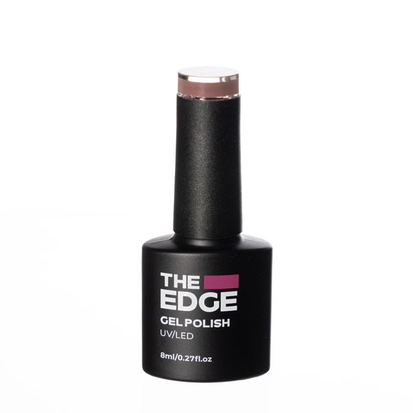 THE EDGE Gel Nail Polish 8ml - The Taupe Brown - UV/LED Manicure/Pedicure for Salon & Home Use, Highly Pigmented/Long Lasting/2-Coat Coverage