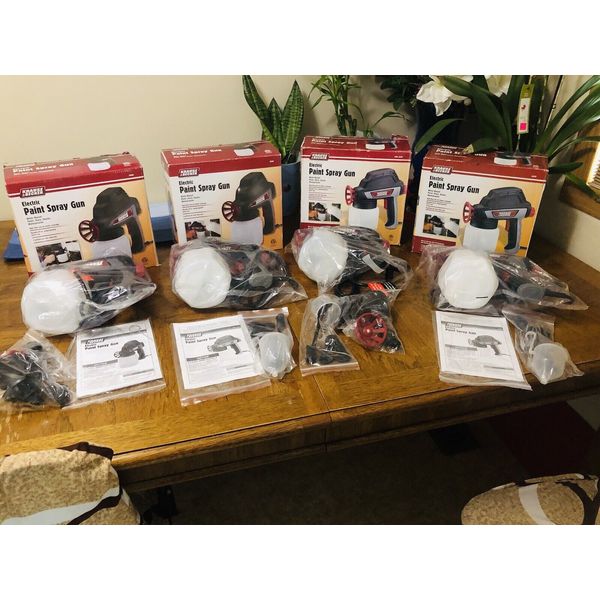 LOT 4Pack  Paint Spray Gun Electric Krause & Becker Durable 24 oz. polypropylene