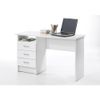 Whitman Desk with 3 Drawers, White